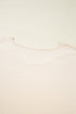 Lace Patchwork Short Sleeve Round Neck Plus Size Top