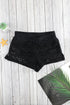 Lace Shorts Attached Swim Bottom