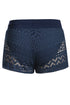Lace Shorts Attached Swim Bottom