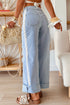 Lace Side Stripe Full Length Regular Fit Jeans