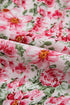 Lace Trim Floral Print Tiered Maxi Dress