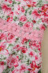 Lace Trim Floral Print Tiered Maxi Dress
