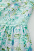 Lace Trim Floral Print Tiered Maxi Dress