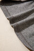 Lace Trim Ribbed V Neck Button Detail Long Sleeve Top