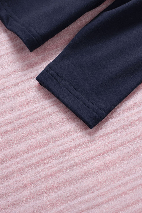 Lace Up Long Sleeve Pullover Hoodie