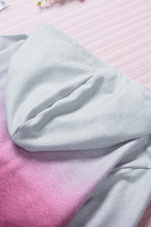 Lace Up Long Sleeve Pullover Hoodie