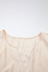 Lacy Embroidery Patchwork V Neck Short Sleeve Maxi Dress