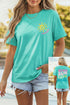 Lake Days Double Sided Letter Print Graphic Tee