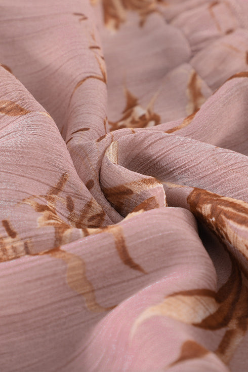 Lantern Sleeve Deep V Neck Knotted Tiered Mini Dress