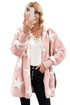 Lapel Collar Scatter Star Fuzzy Coat