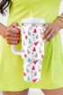 Large Capacity Cartoon Tree Print Alloy Travel Tumbler