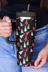 Large Capacity Cartoon Tree Print Alloy Travel Tumbler