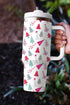 Large Capacity Cartoon Tree Print Alloy Travel Tumbler