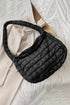 Large Quilted Texture Puffer Style Shoulder Bag