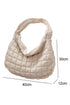 Large Quilted Texture Puffer Style Shoulder Bag