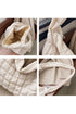 Large Quilted Texture Puffer Style Shoulder Bag
