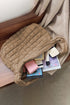 Large Quilted Texture Puffer Style Shoulder Bag