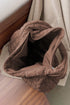 Large Quilted Texture Puffer Style Shoulder Bag