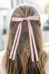 Large Satin Ribbon Bow Knot Hair Clip
