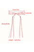 Large Satin Ribbon Bow Knot Hair Clip