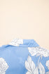Large Scale Floral Print Button Down Shirt