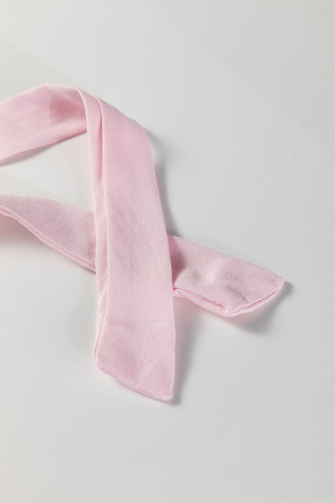 Lattice Print Bow Tie Strap Ruffled Viscose Pajama Set