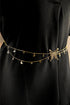 Layered Butterfly Charm Tassel Metal Waist Chain