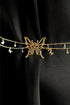 Layered Butterfly Charm Tassel Metal Waist Chain