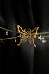 Layered Butterfly Charm Tassel Metal Waist Chain