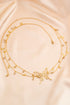 Layered Butterfly Charm Tassel Metal Waist Chain