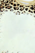 Leopard Bleached O-Neck Short Sleeve T Shirt