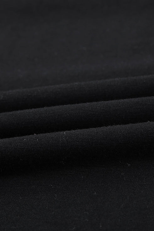 Leopard Color Block Short Sleeve Tee