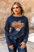 Leopard Headband Cow Print Sweatshirt
