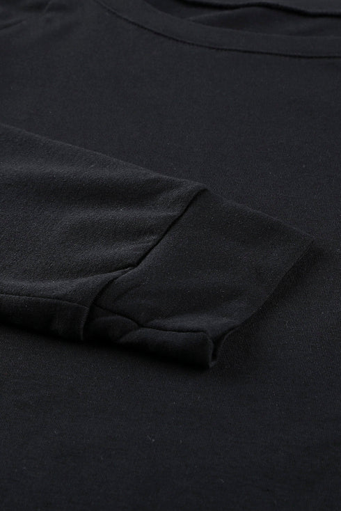 Leopard Insert Sweatshirt