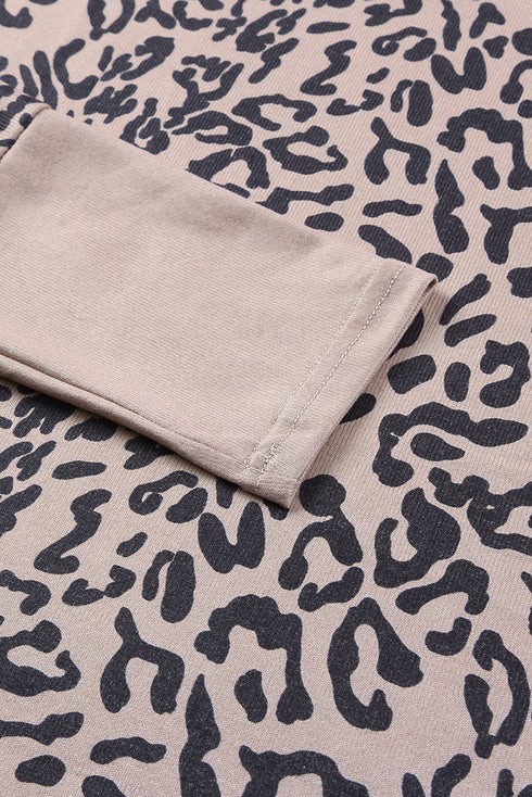 Leopard Leopard Open Front Cardigan