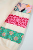 Leopard Pattern Patchwork Applique Split Sleeve Sweatshirt