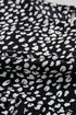 Leopard Polka Dot Print Ruffle Sleeve Tiered Flowy Blouse