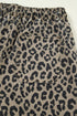 Leopard Print All Over Drawstring Loose Fit Western Jeans
