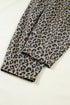 Leopard Print All Over Drawstring Loose Fit Western Jeans
