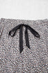 Leopard Print Bow Knot Patchwork Long Sleeve Lounge Set