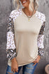 Leopard Print Bubble Sleeve Top
