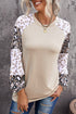 Leopard Print Bubble Sleeve Top