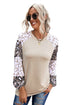 Leopard Print Bubble Sleeve Top
