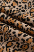 Leopard Print Button Front Long Sleeve Knit Cardigan