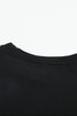 Leopard Print Color Block Drop Shoulder Pullover Sweatshirt