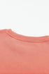 Leopard Print Color Block Drop Shoulder Pullover Sweatshirt