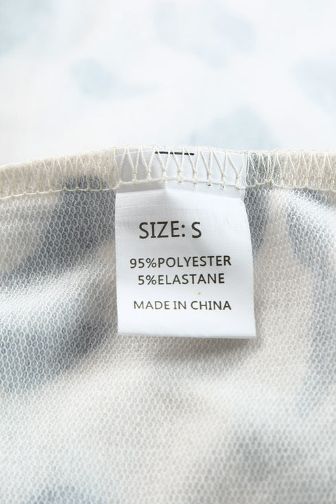 Leopard Print Color Block Pocketed Drawstring Hoodie