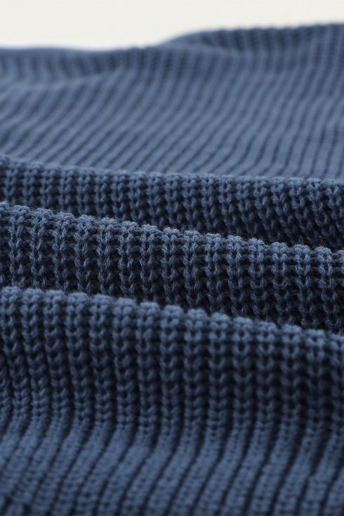 Leopard Print Contrast Color V Neck Sweater