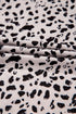 Leopard Print Contrast Trim Crew Neck Sleeveless Tank Top