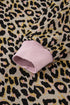 Leopard Print Contrast Trim Pullover Drawstring Short Sets